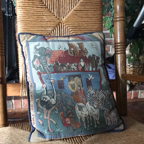 Rare Vintage Noah’s Ark Pillow - Picture 6 of 8